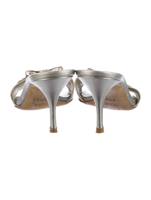 Gucci GG Signature Leather Slides