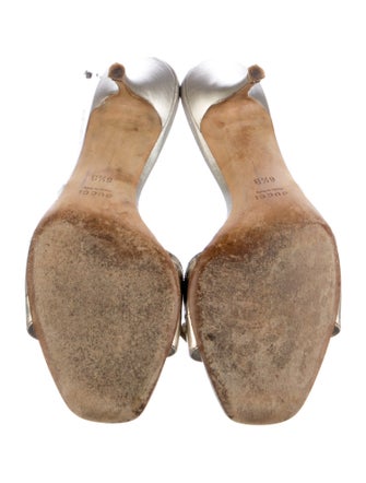 Gucci GG Signature Leather Slides