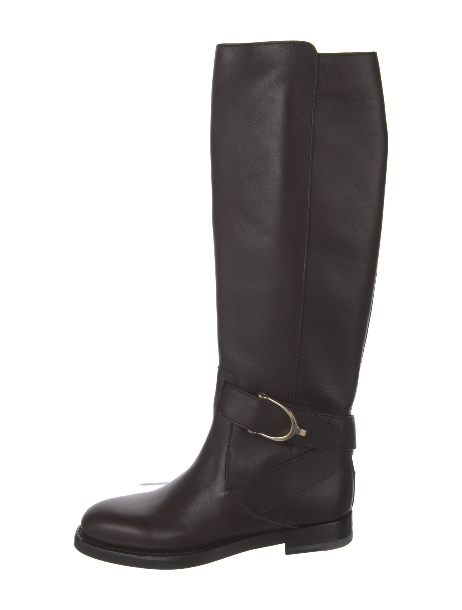 Gucci Leather Riding Boots