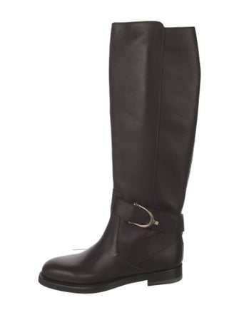 Gucci Leather Riding Boots