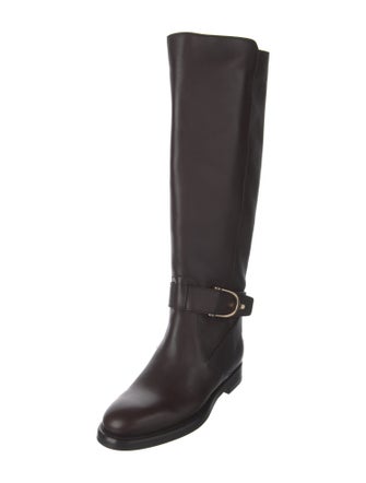 Gucci Leather Riding Boots
