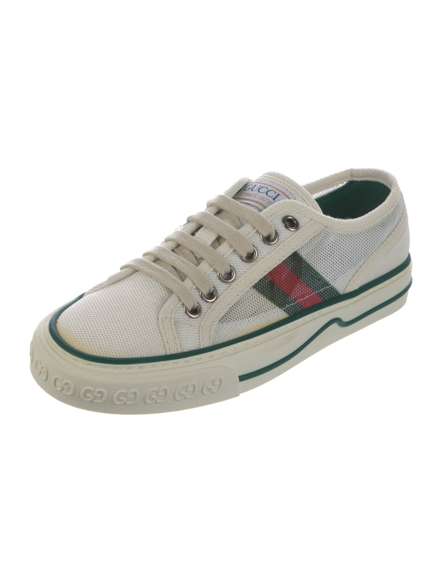 Gucci Web Accent Mesh Sneakers w/ Tags