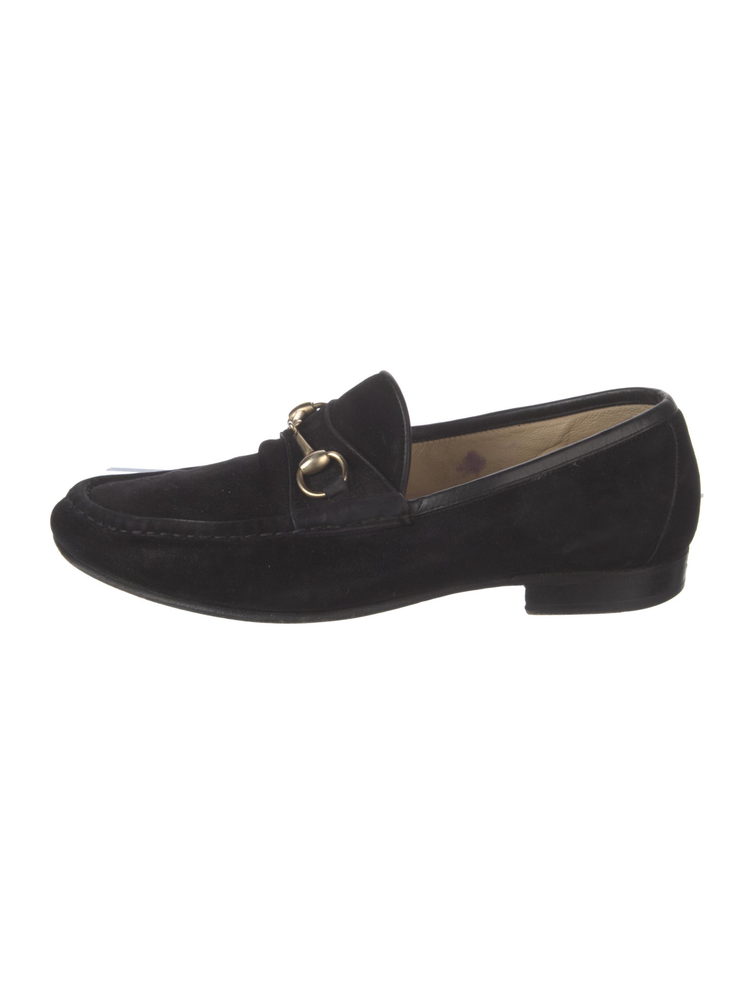 Gucci Vintage Horsebit Accent Loafers