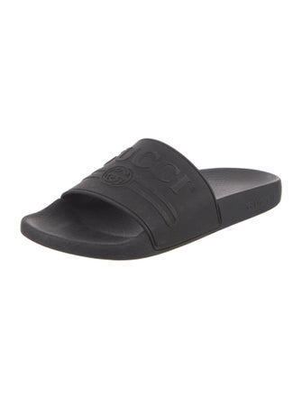 Gucci Gucci Logo Slide Interlocking G Logo Slides