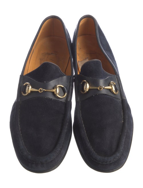 Gucci Vintage Horsebit Accent Loafers