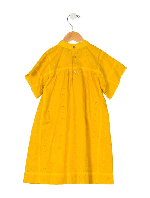 Gucci Short Sleeve Embroidered Dress