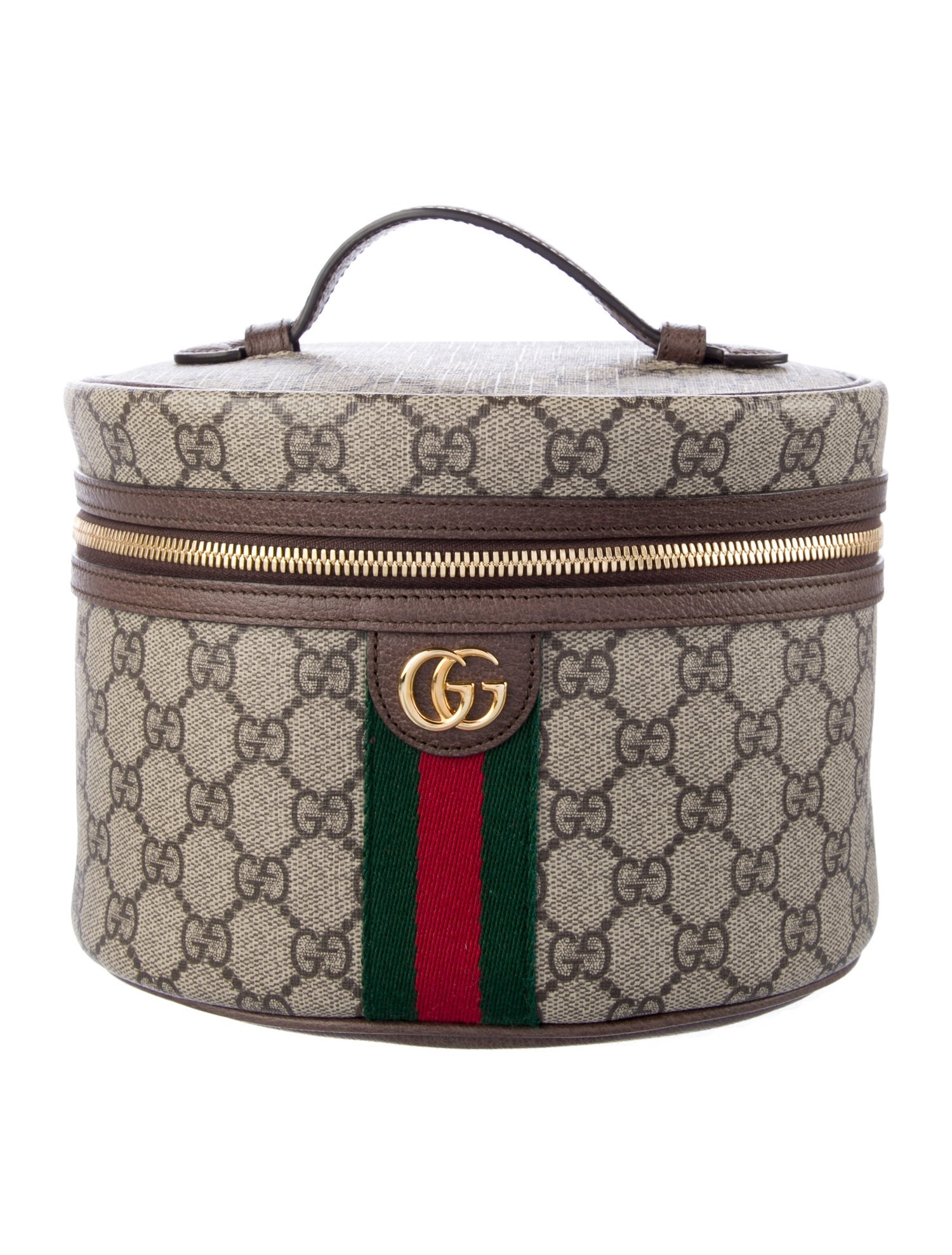 Gucci Women's Coated Canvas Cosmetic Bag