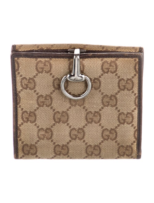 Gucci GG Canvas Canvas Compact Wallet