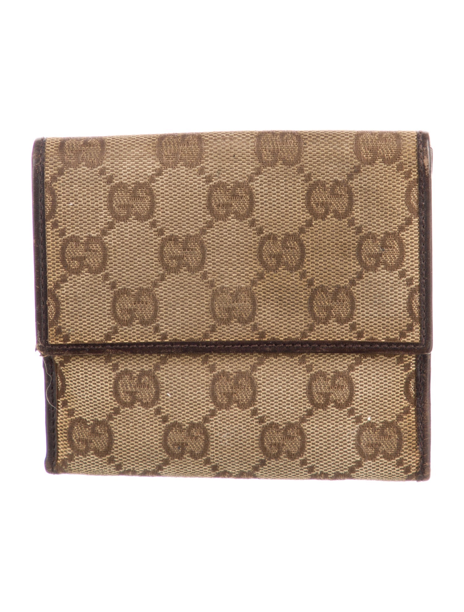 Gucci GG Canvas Canvas Compact Wallet