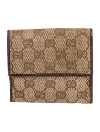 Gucci GG Canvas Canvas Compact Wallet