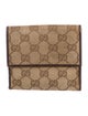 Gucci GG Canvas Canvas Compact Wallet