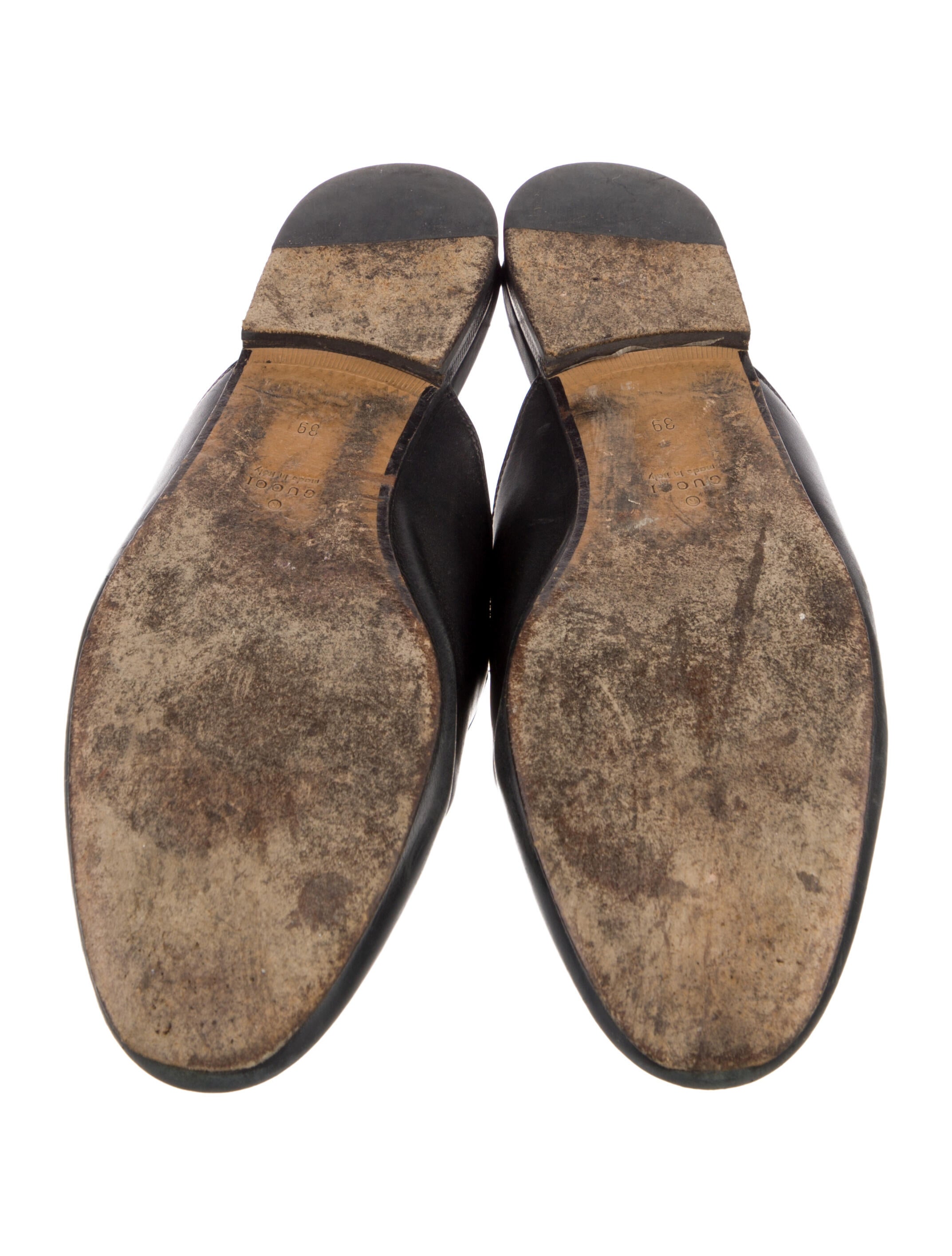 Gucci 1955 Horsebit Accent Leather Mules