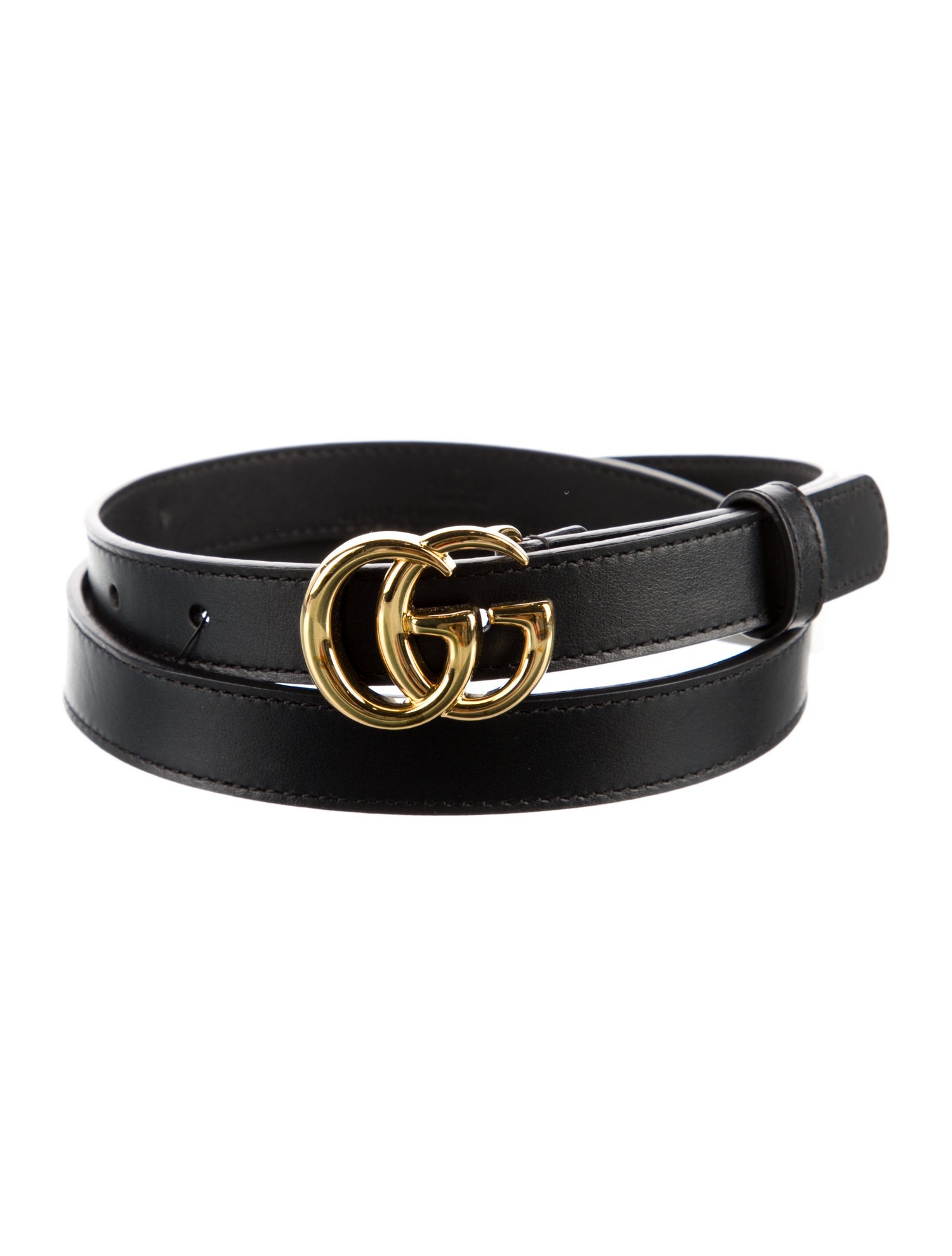 Gucci Skinny Leather Belt
