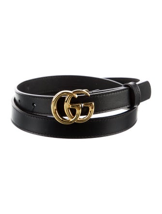 Gucci Skinny Leather Belt