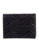 Gucci GG Marmont Card Case Double G Logo Compact Wallet
