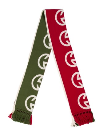Gucci Wool Printed Scarf