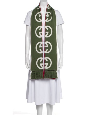 Gucci Wool Printed Scarf