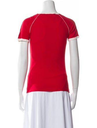 Gucci Graphic Print Scoop Neck T-Shirt