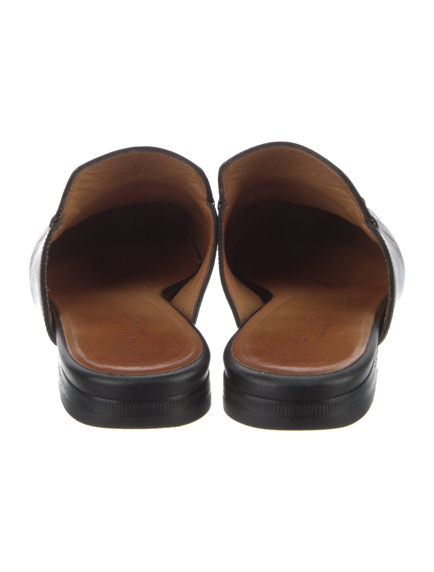 Gucci Horsebit Accent Leather Mules