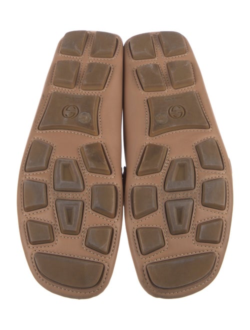 Gucci Double G Logo Leather Loafers