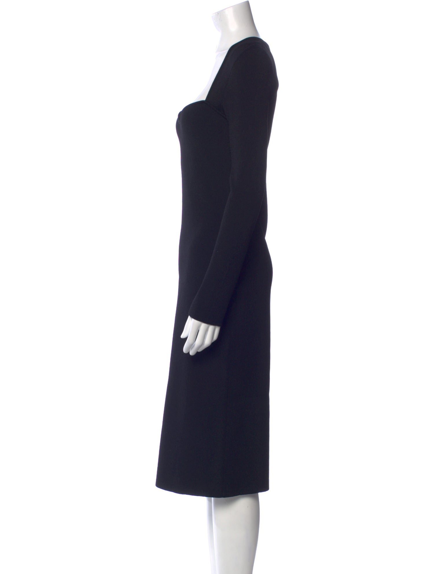 Gucci Square Neckline Midi Length Dress