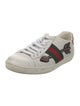 Gucci Web Accent Leather Sneakers
