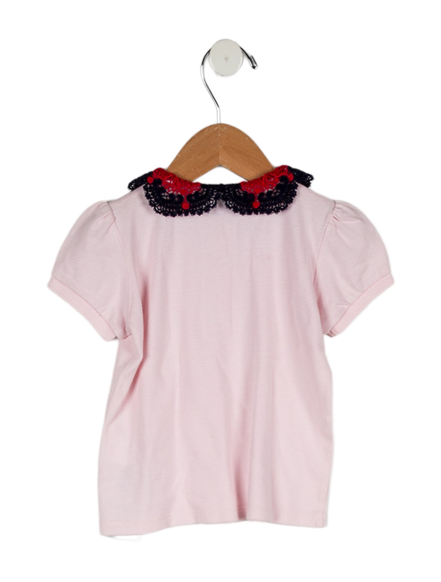 Gucci Infants' Crochet Trim Polo Shirt