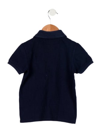 Gucci Boys' Short Sleeve Solid Polo
