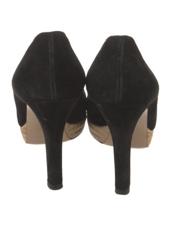 Gucci Horsebit Accent Suede Slingback Sandals