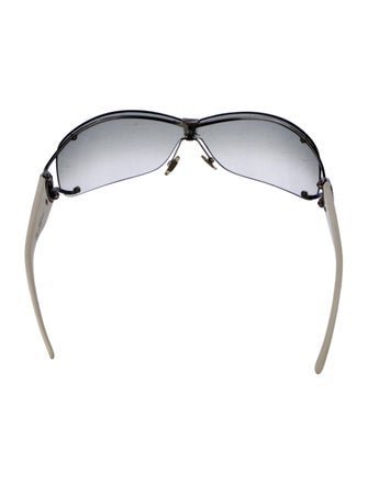 Gucci Interlocking G Logo Shield Sunglasses