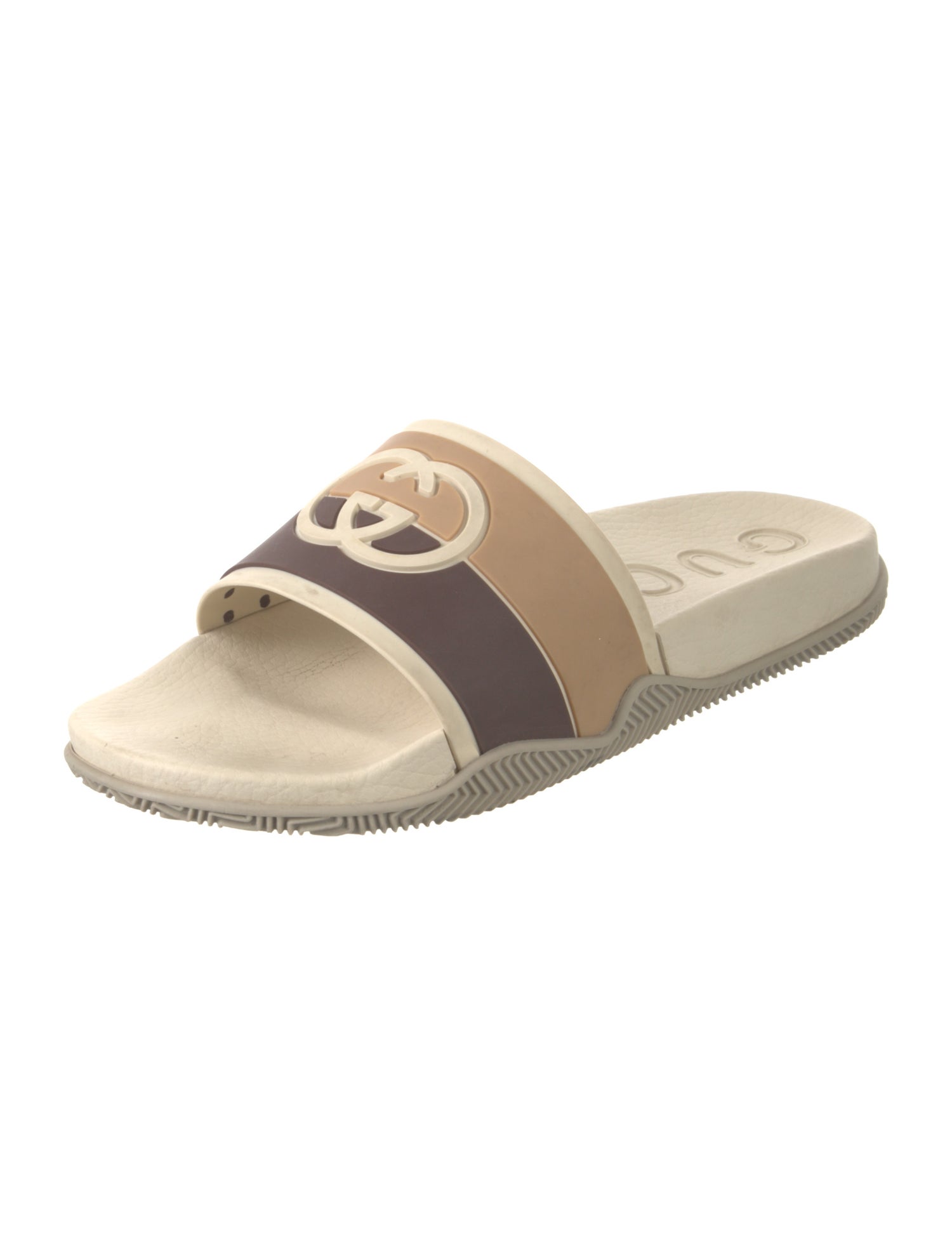 Gucci Web Accent Rubber Slides