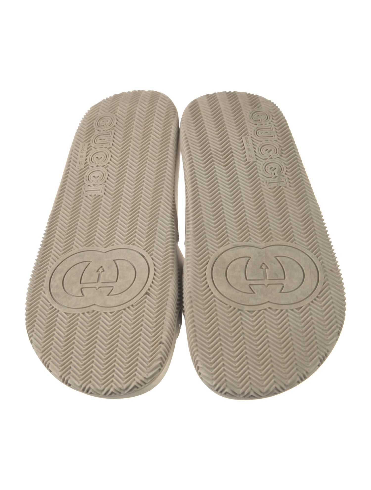 Gucci Web Accent Rubber Slides