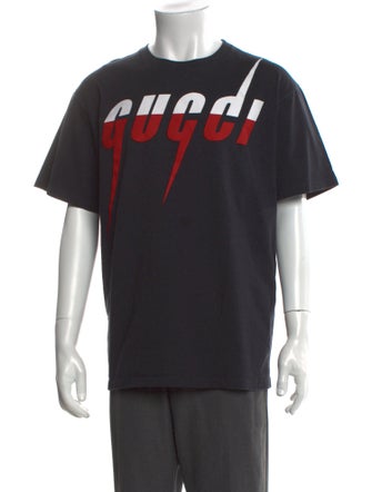 Gucci Graphic Print Crew Neck T-Shirt