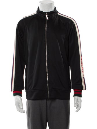 Gucci Web Accent Striped Bomber Jacket