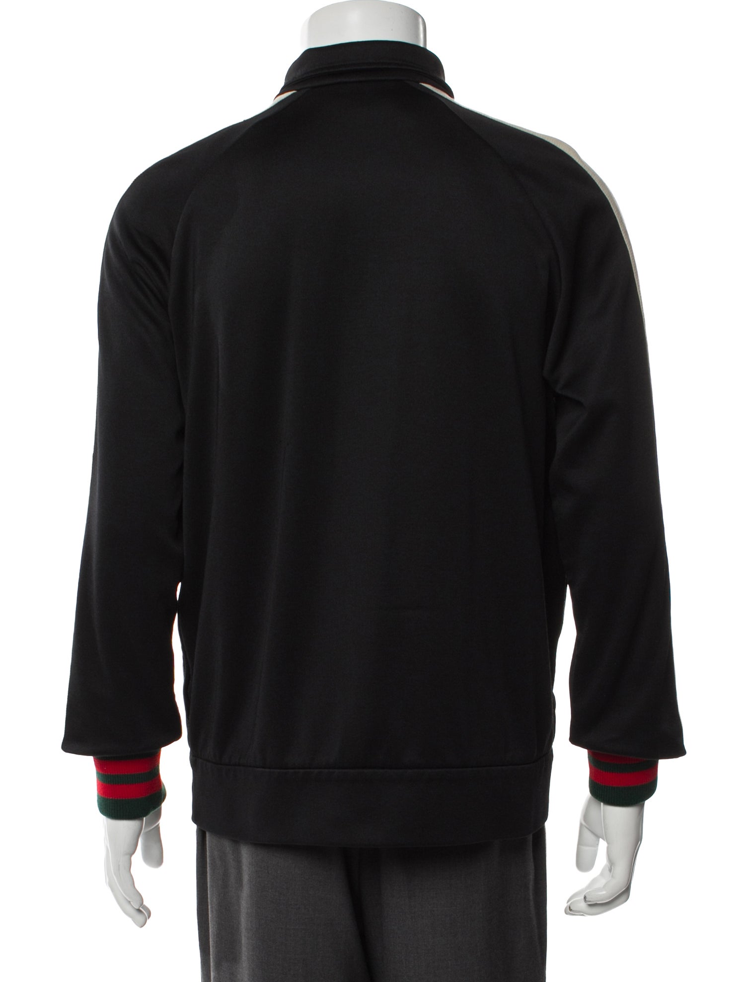 Gucci Web Accent Striped Bomber Jacket