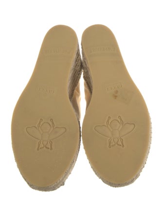 Gucci Web Accent Canvas Pumps