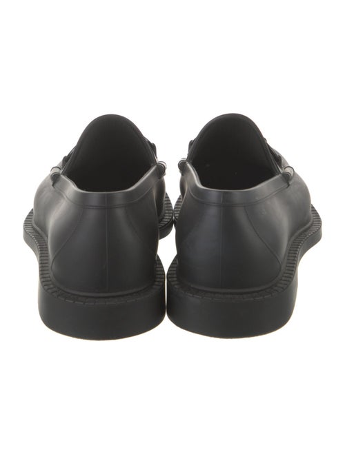 Gucci Horsebit Accent Rubber Dress Loafers