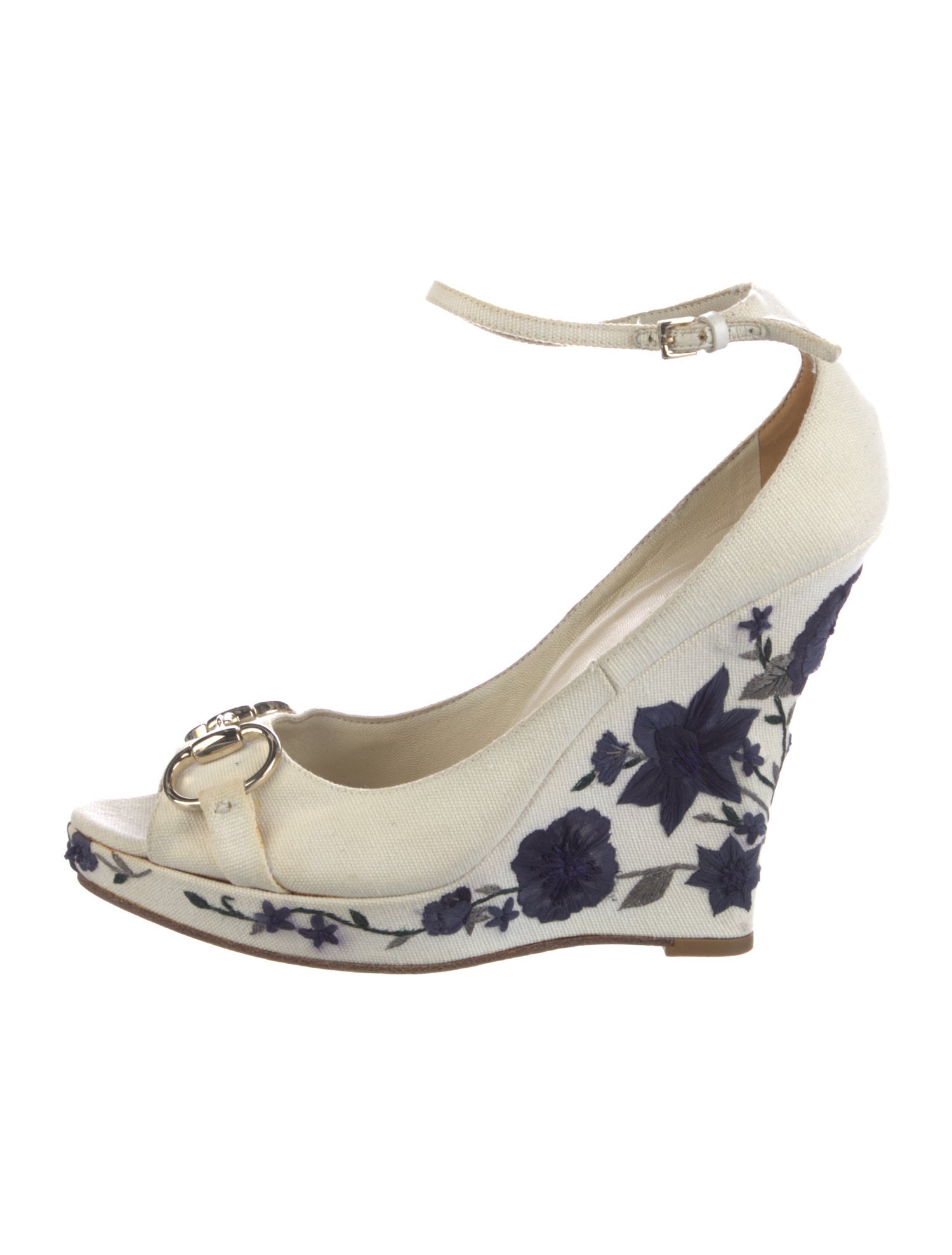 Gucci Vintage Horsebit Accent Espadrilles