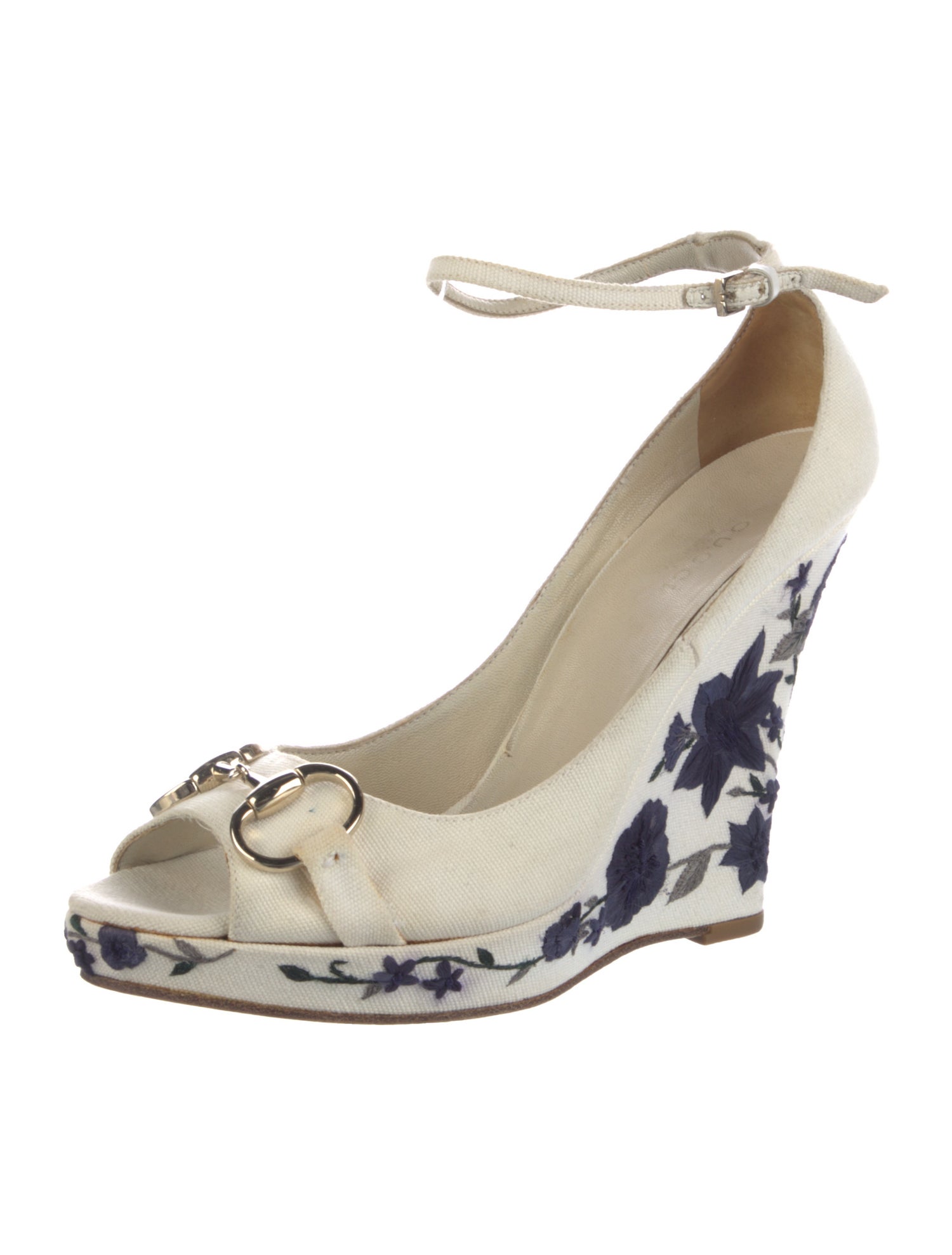 Gucci Vintage Horsebit Accent Espadrilles