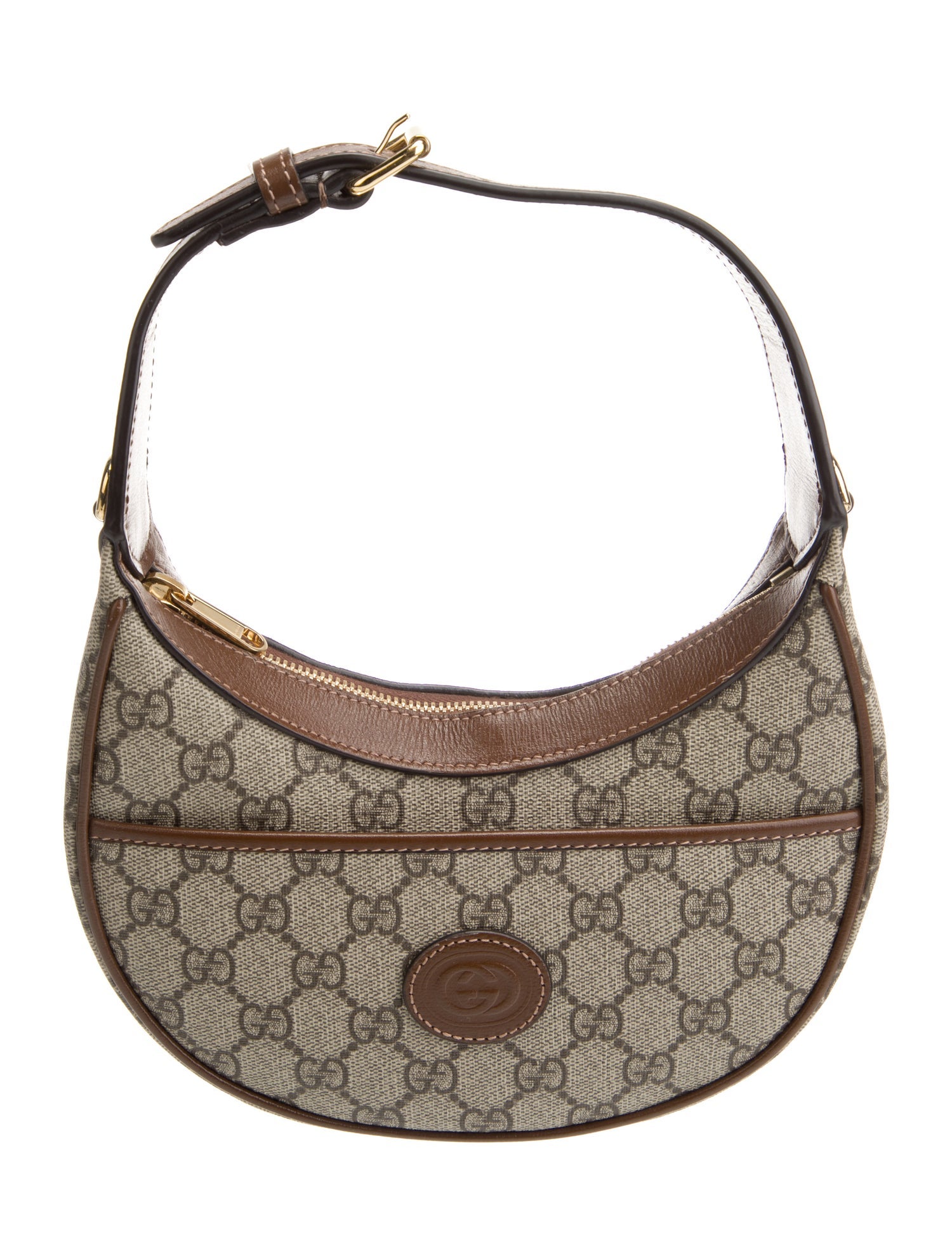 Gucci GG Supreme Half Moon Bag Mini