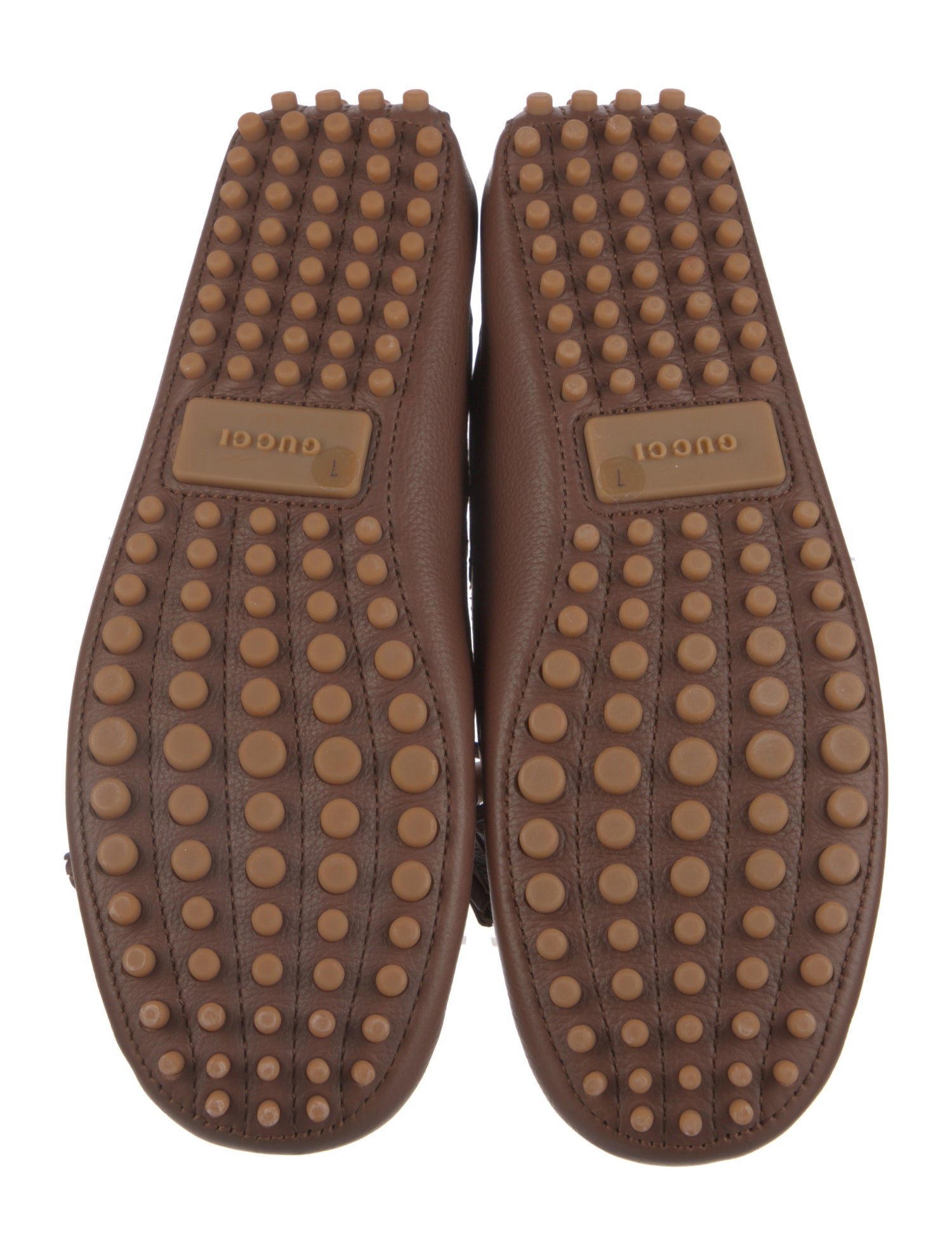 Gucci Bamboo Accent Leather Drivers