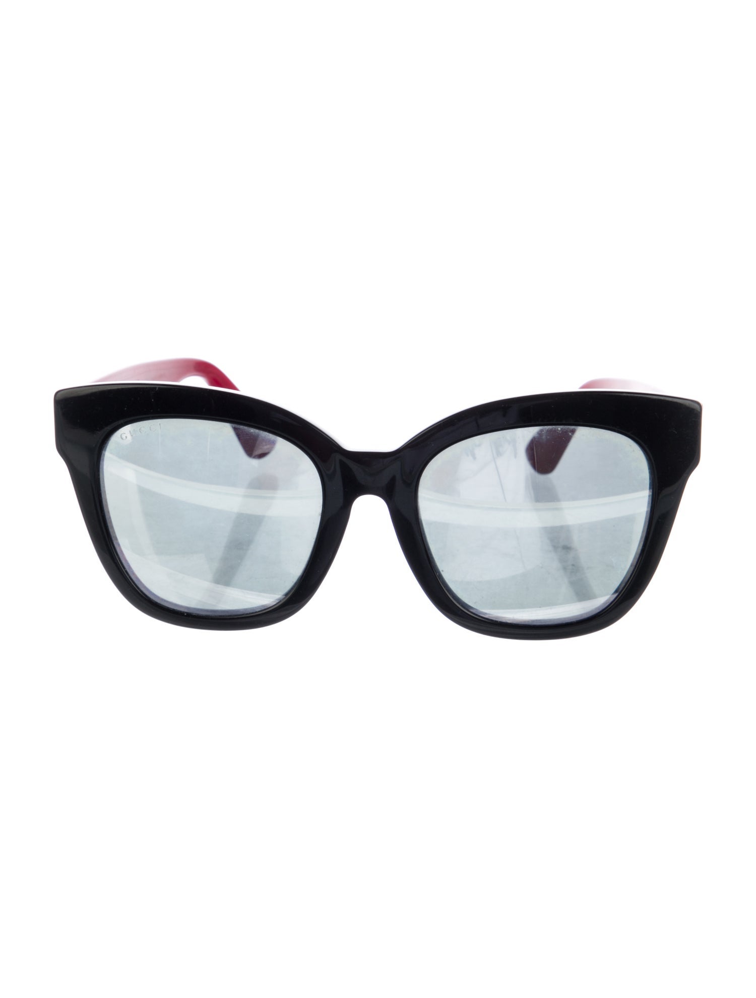 Gucci Tiger Head Accent Cat-Eye Sunglasses