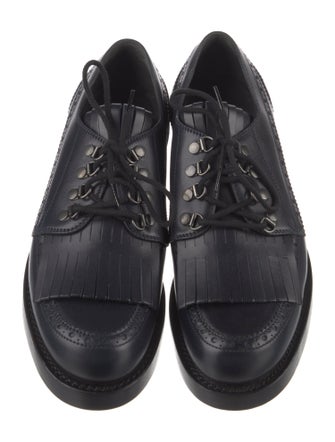 Gucci Leather Lasercut Accents Brogues