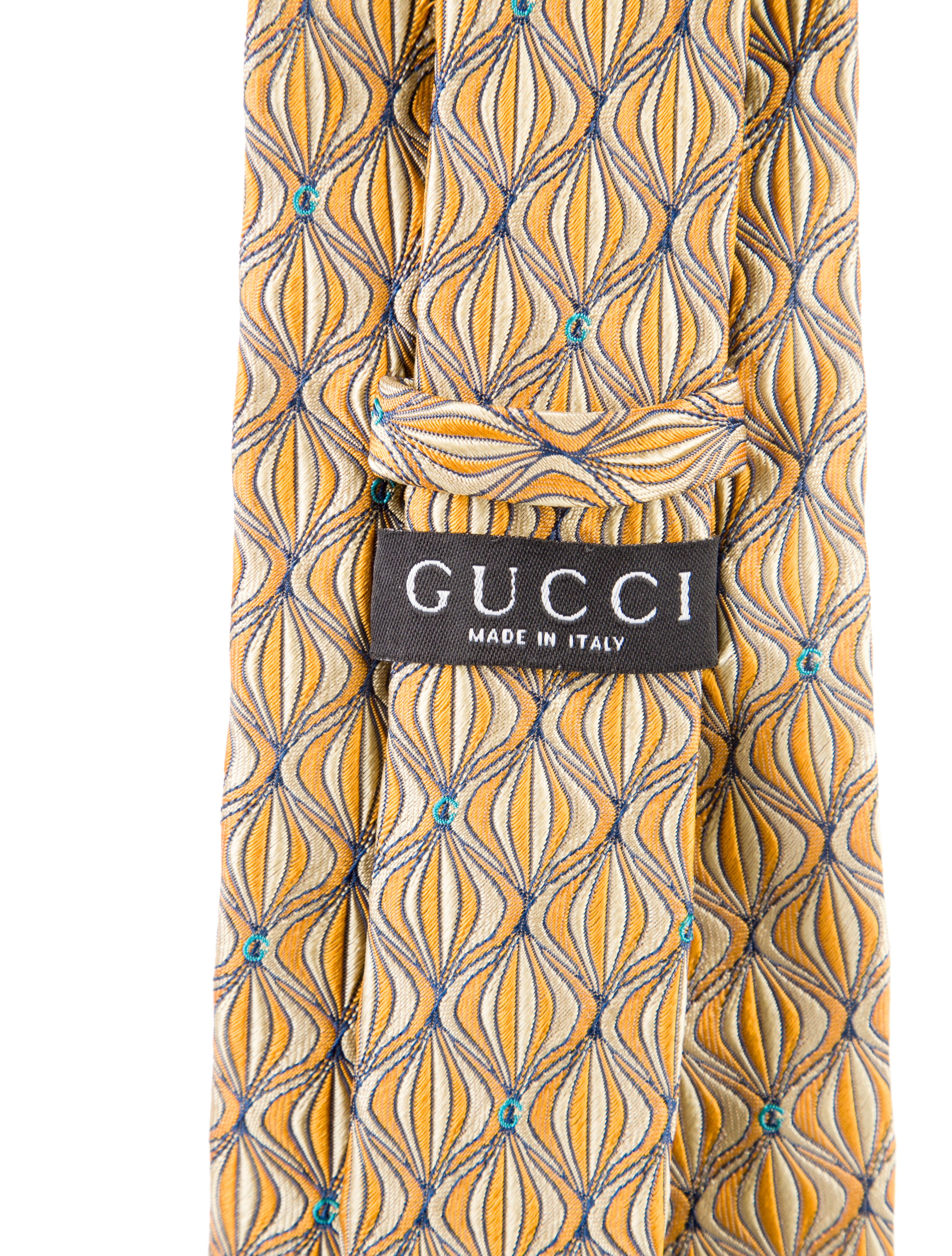 Gucci Silk Pattern Tie