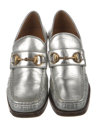 Gucci Horsebit Accent Leather Pumps