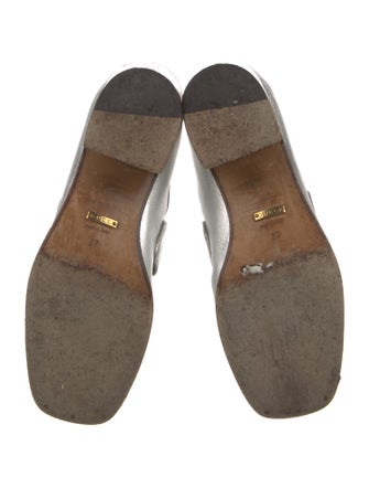 Gucci Horsebit Accent Leather Pumps