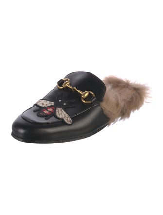 Gucci Horsebit Accent Leather Mules