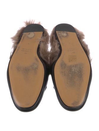 Gucci Horsebit Accent Leather Mules