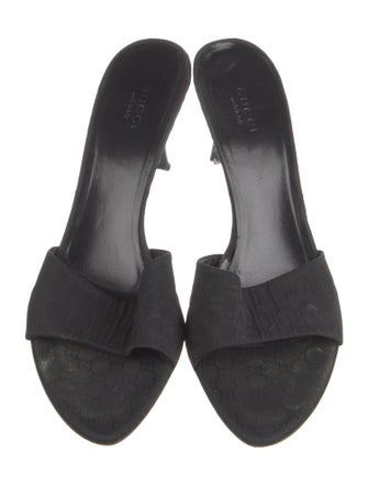 Gucci GG Nylon Canvas Slides