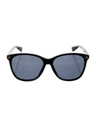 Gucci Double G Logo Wayfarer Sunglasses